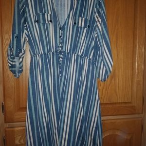 Striped Cotton dress